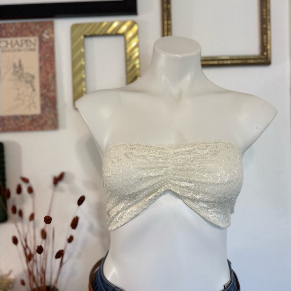 Free People Ivory Lace Bandeau